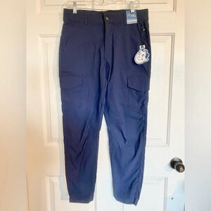 Mister Tech Wear Slim Fit Flex Twill Pant in Blue